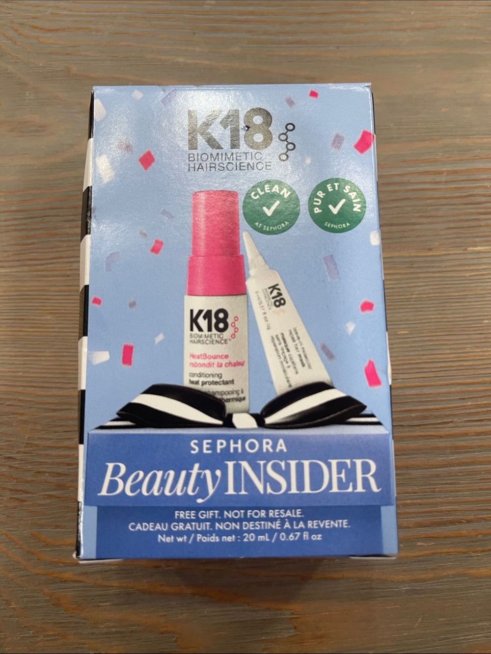 K18 Biomimetic Hairscience Heat protectant leave-in molecular repair hair mask